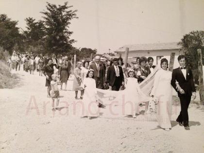 Matrimonio in campagna a Santa Regina  - 12 agosto 1972 